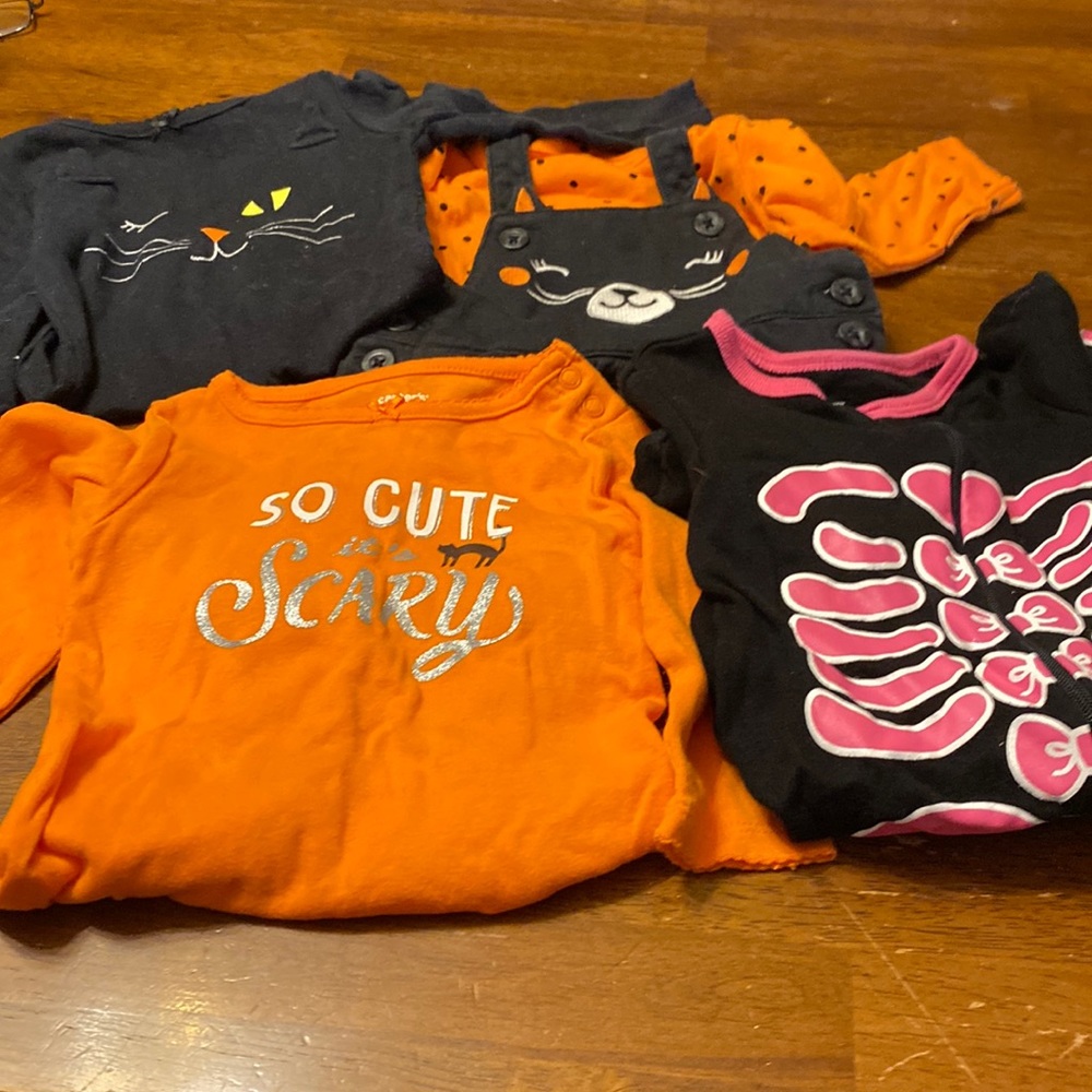 Set of Halloween outfits